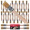 36 Pack of 1 inch Paint and Chip Paint Brushes for Paint, Stains, Varnishes, Glues, and Gesso